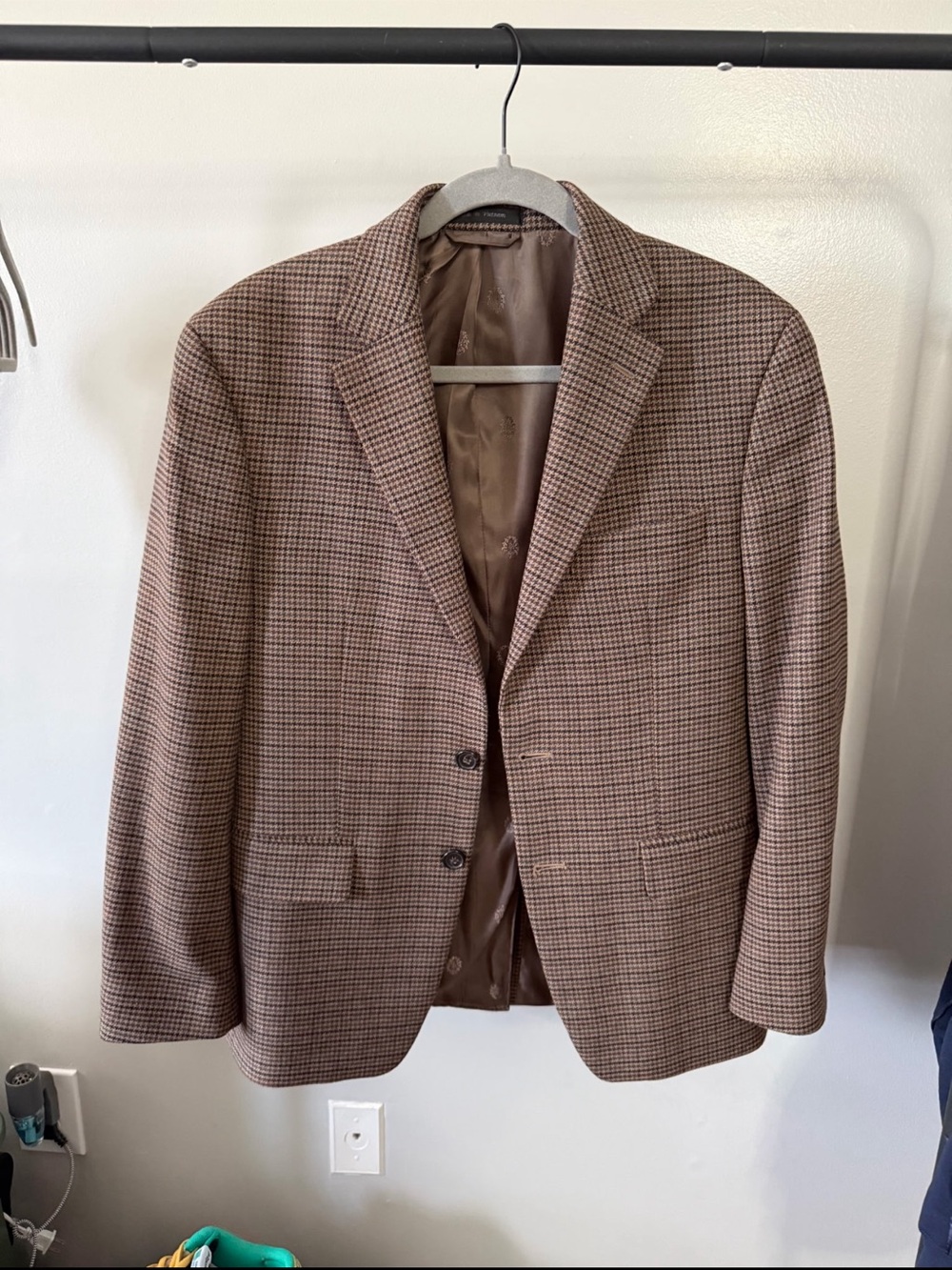 Ralph Lauren Brown Houndstooth Sport Coat